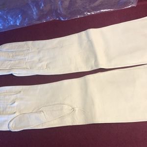 vintage satin kidd Lampskin gloves